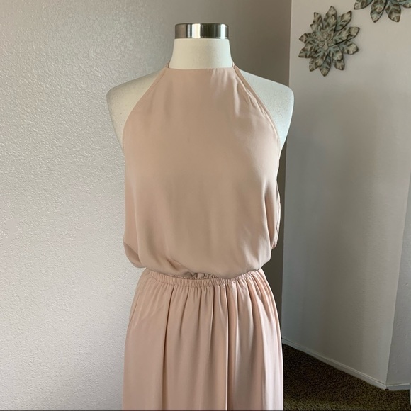 Show Me Your MuMu Heather Halter Dusty Blush Crisp - Picture 6 of 11